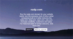 Desktop Screenshot of nadp.com